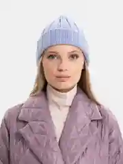 Ледяной шапка бини QP Store, вязаная, демисезонная