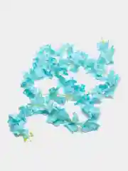 Небесно-голубой искусственные цветы имитация глицинии. Гортензия, свадебное украшение из ротанга
