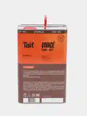 Масло моторное Taif Vivace, SAE 5W-40/10W-40, API SN/CF, синтетическое