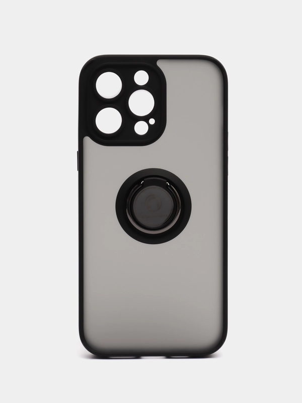 Чехол противоударный для iPhone 14 Pro Max с магнитом и кольцом