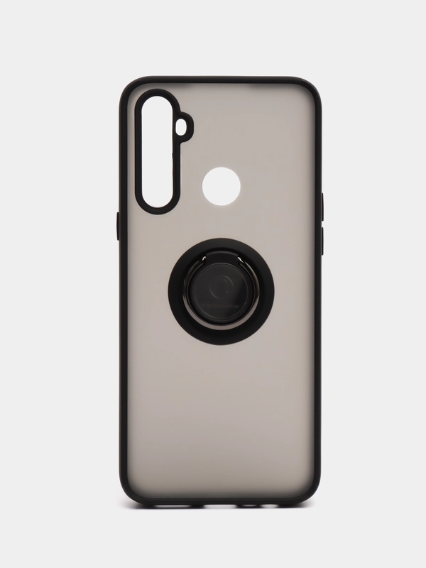 Чехол противоударный для Realme C3, Realme 5, Realme 6i с магнитом и кольцом