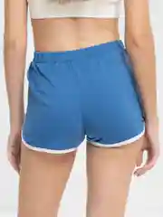 Синий шорты женские, спортивные