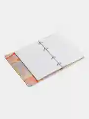 Вишнёвый тетрадь LOREX со сменным блоком, А5, 120 л, клетка, твердая обложка, на кольцах
