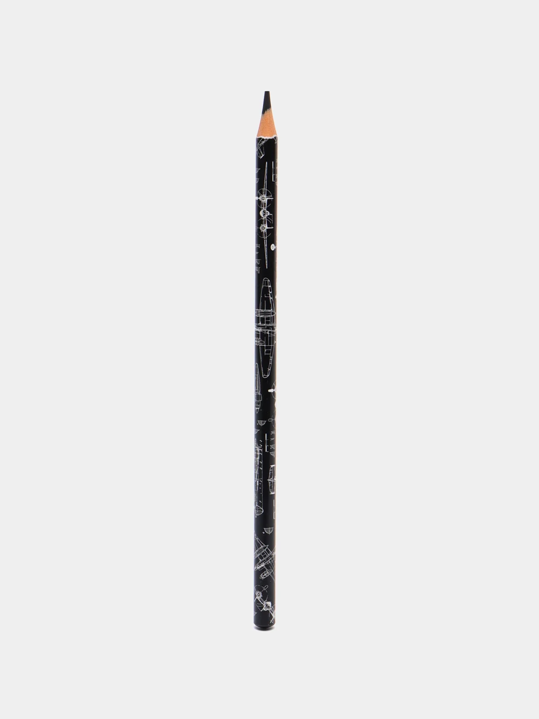 Черный карандаш чернографитный ArtGraphix, НВ, пластиковый корпус