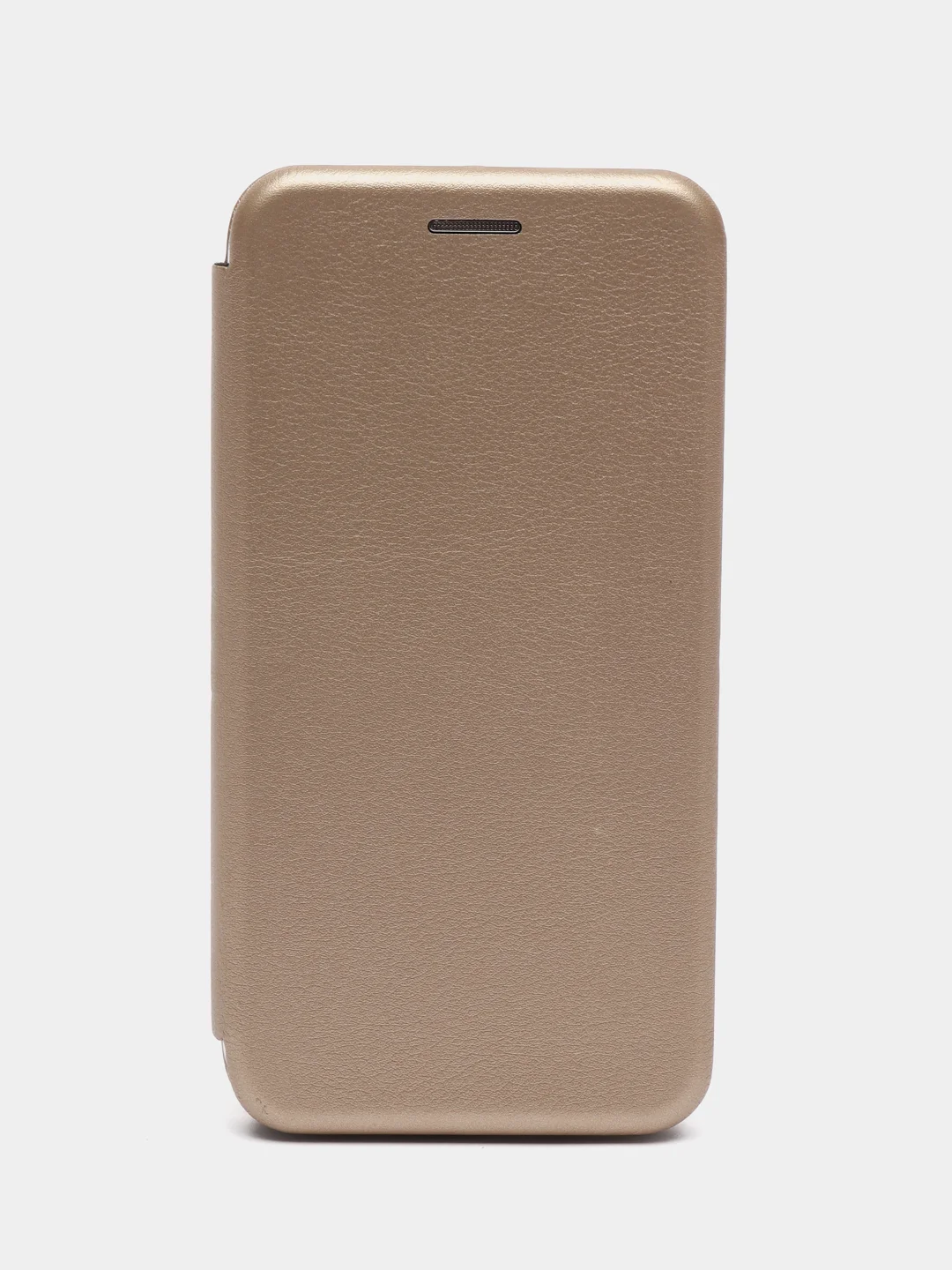 Золотой чехол-книжка на Samsung Galaxy J3 2016, J320