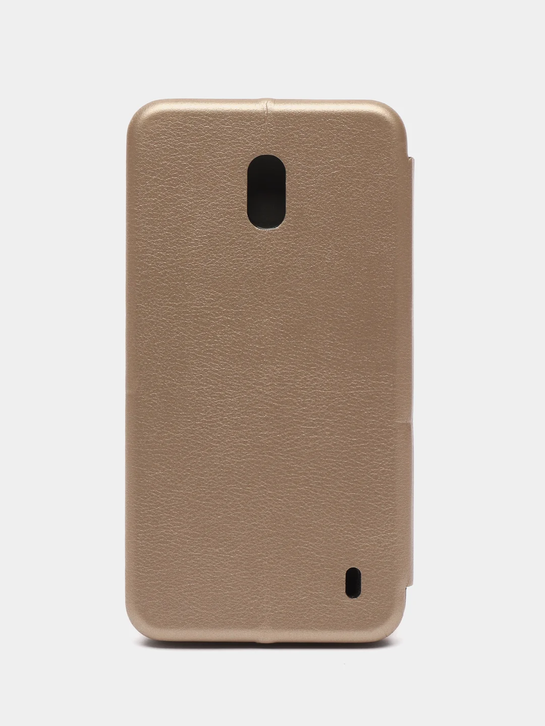 Золотой чехол-книжка на Nokia 2