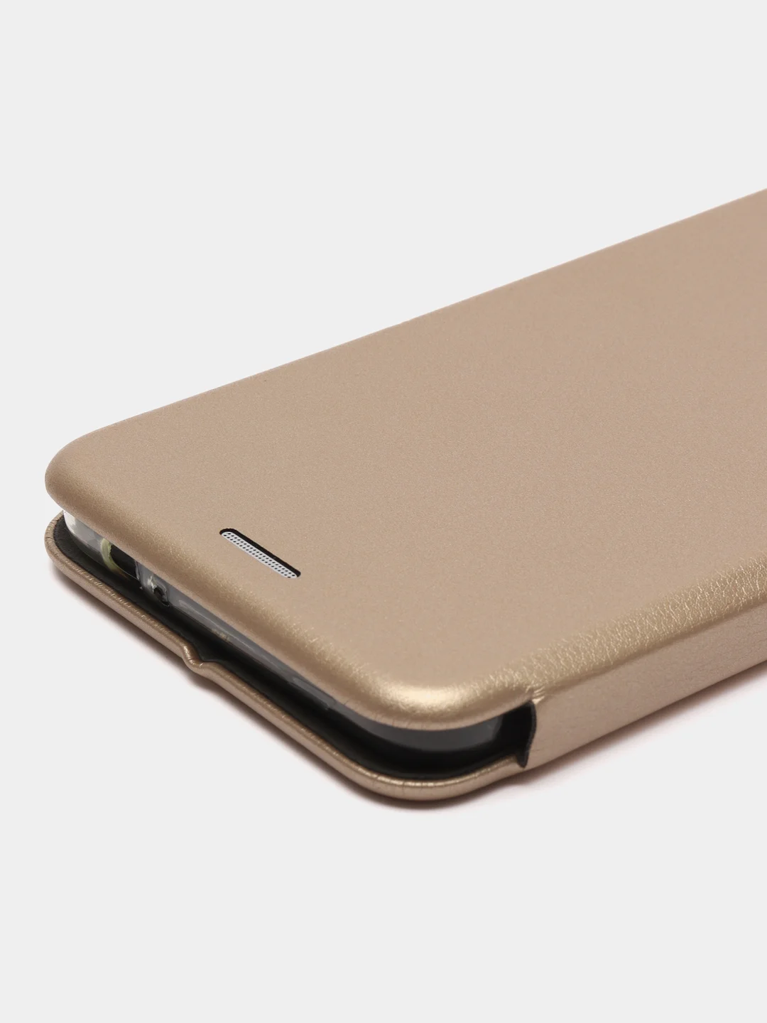 Золотой чехол-книжка на Nokia 2
