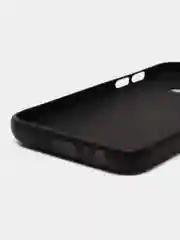Черный чехол накладка с кожаной вставкой для Samsung Galaxy A3 (2017) / A320