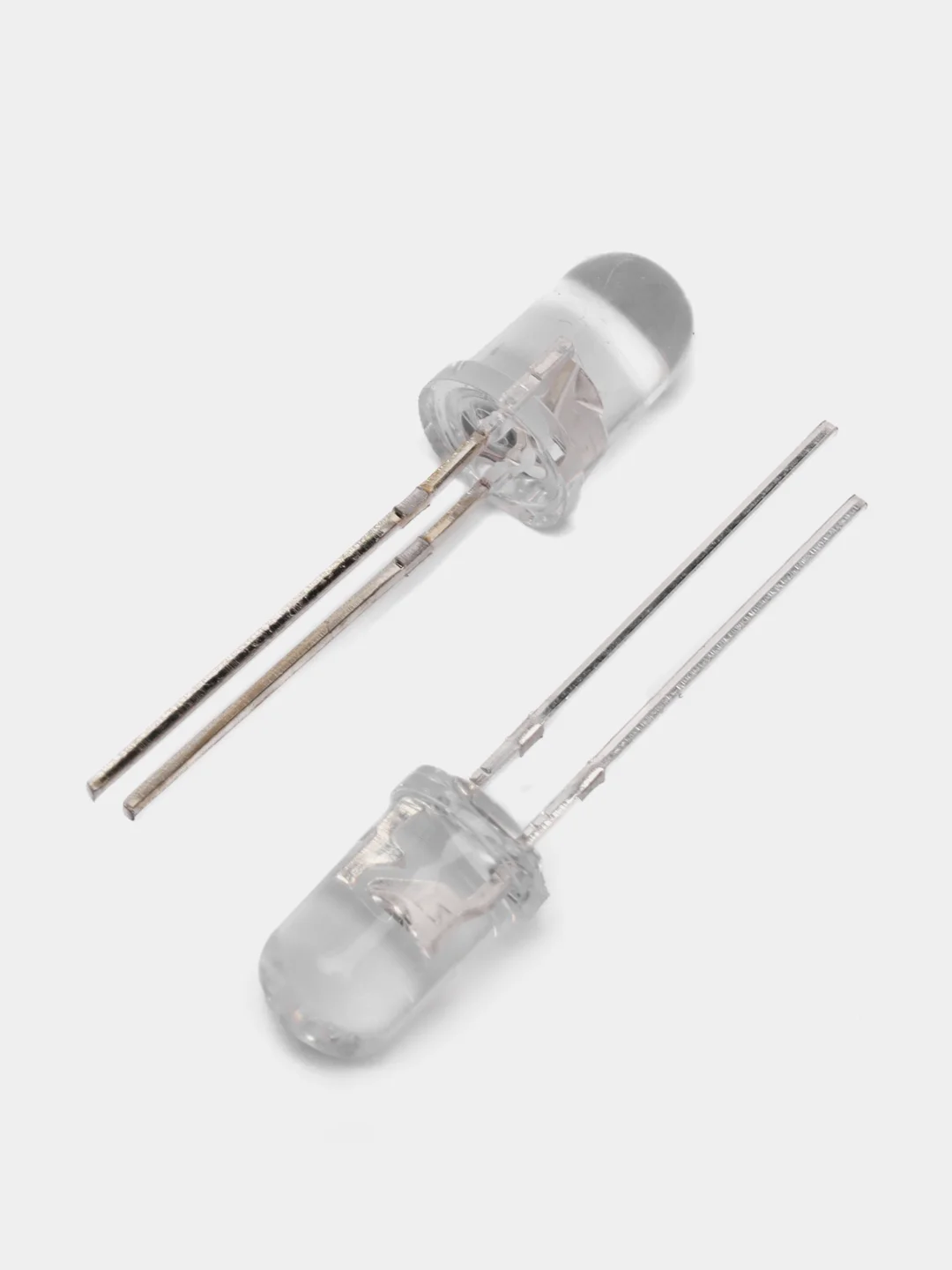 Синий светодиоды LED прозрачные, комплект 10 штук