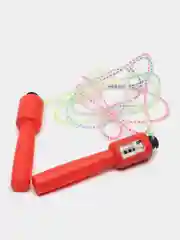 Красный скакалка со счетчиком, длина регулируется
