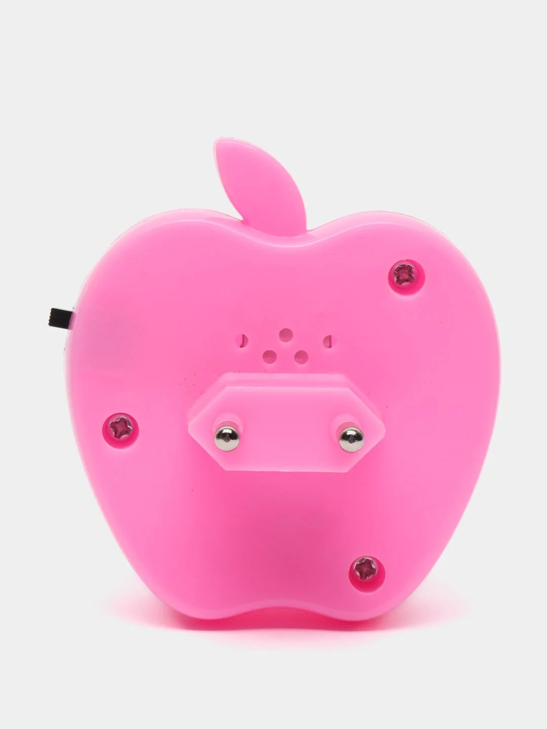 Тёмно-розовый ночник Светильник Яблоко Apple с выключателем детский