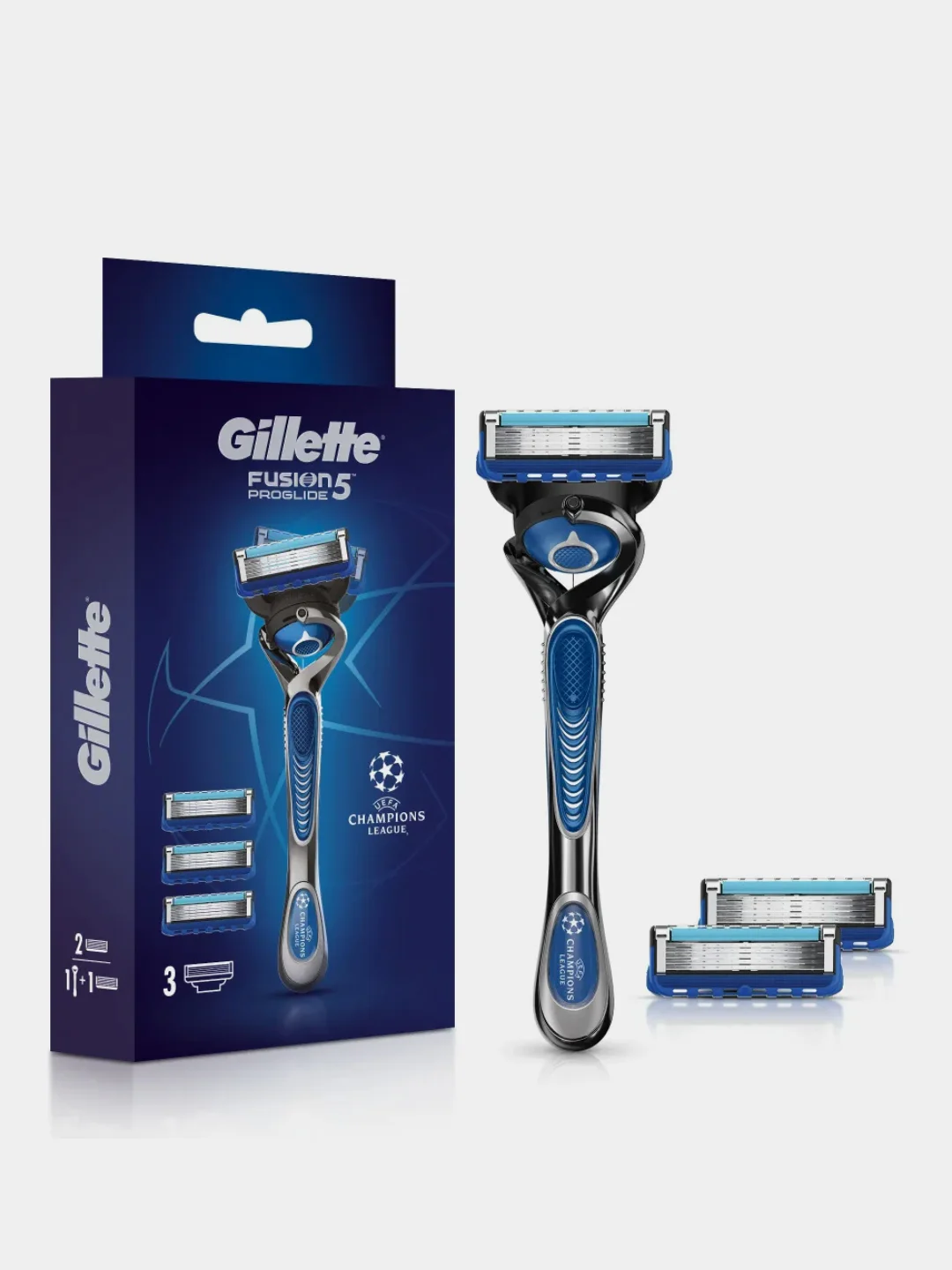 Мужская бритва Gillette Fusion 5 ProGlide с 3 сменными кассетами купить ...