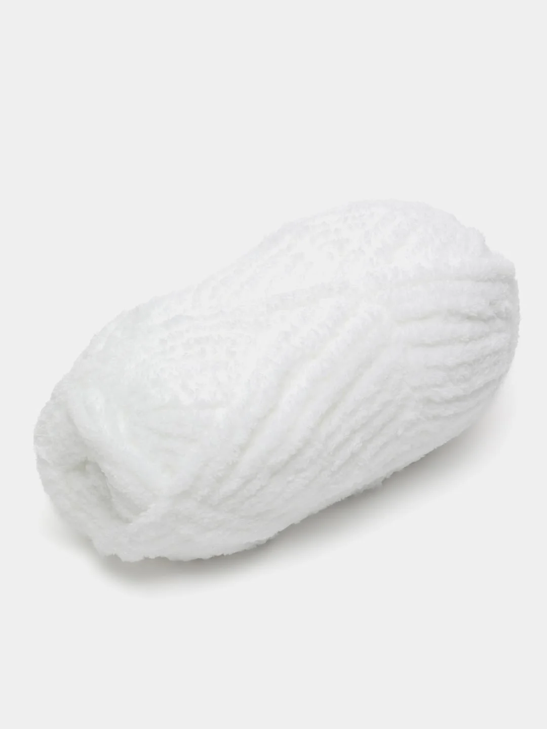 Белый пряжа Alize Softy mega (Ализе софти мега), 100 г, 70 м
