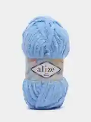 Небесно-голубой пряжа Alize Softy mega (Ализе софти мега), 100 г, 70 м