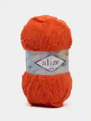 Оранжевый пряжа Alize Softy mega (Ализе софти мега), 100 г, 70 м