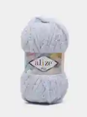 Серебряный пряжа Alize Softy mega (Ализе софти мега), 100 г, 70 м