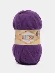 Фиолетовый пряжа для вязания Alize Softy baby/ Ализе Софти Турция / пряжа для игрушек и детских вещей