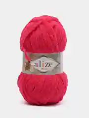 Алый пряжа Alize softy plus (Ализе Софти Плюс)