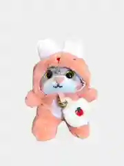 Брелок для рюкзака/сумки/ключей Кот в кигуруми мягкий
