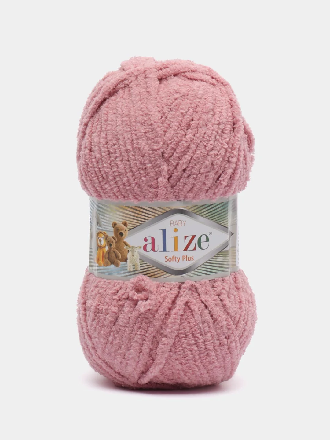 Пудровый пряжа Alize softy plus (Ализе Софти Плюс)