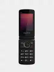 Синий мобильный телефон-раскладушка Maxvi E7