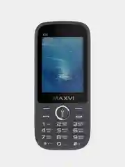 Серый мобильный телефон Maxvi K20, аккумулятор 2500 мАч