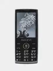 Синий мобильный телефон Maxvi P19, аккумулятор 1500 мАч