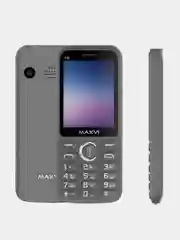 Серый мобильный телефон Maxvi K32, аккумулятор 1400 мАч