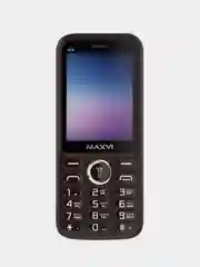 Коричневый мобильный телефон Maxvi K32, аккумулятор 1400 мАч