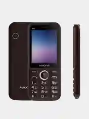 Коричневый мобильный телефон Maxvi K32, аккумулятор 1400 мАч