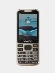 Золотистый хаки мобильный телефон Maxvi X10, аккумулятор 1600 мАч