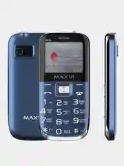 Синий мобильный телефон Maxvi B6ds, БОЛЬШИЕ КНОПКИ, С КАМЕРОЙ, АККУМУЛЯТОР 1400мАч