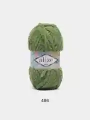 Лайм пряжа Alize Softy mega (Ализе софти мега), 100 г, 70 м