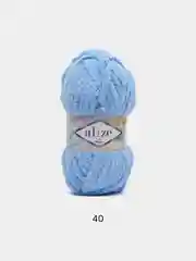 Небесно-голубой пряжа Alize Softy mega (Ализе софти мега), 100 г, 70 м