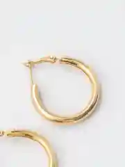 Бронзовый серьги-кольца женские