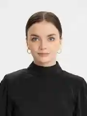 Золотистый хаки серьги-кольца женские
