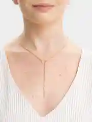 Золотой цепочка на шею, тонкая