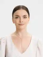 Золотой цепочка на шею, тонкая
