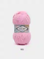 Розовый пряжа Alize Softy mega (Ализе софти мега), 100 г, 70 м