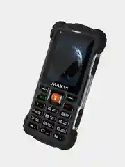 Оранжевый мобильный телефон Maxvi R1, ЗАЩИТА ОТ ВЛАГИ И ПЫЛИ, АККУМУЛЯТОР 1800мАч