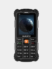 Мобильный телефон Maxvi R1, ЗАЩИТА ОТ ВЛАГИ И ПЫЛИ, АККУМУЛЯТОР 1800мАч