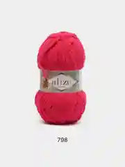 Алый пряжа Alize softy plus (Ализе Софти Плюс)