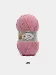 Коралловый меланж пряжа Alize softy plus (Ализе Софти Плюс)