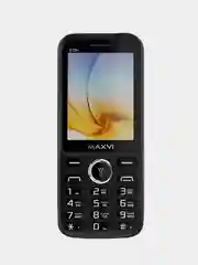 Черный мобильный телефон Maxvi K15n, С КАМЕРОЙ, АККУМУЛЯТОР 1400мАч