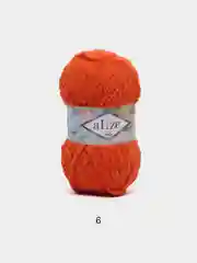 Оранжевый пряжа Alize Softy mega (Ализе софти мега), 100 г, 70 м