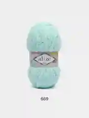 Голубой пряжа Alize Softy mega (Ализе софти мега), 100 г, 70 м