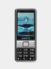 Синий мобильный телефон Maxvi X900i, аккумулятор 1800 мАч