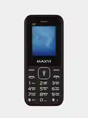 Коричневый мобильный телефон Maxvi C27, аккумулятор 600 мАч