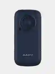 Синий мобильный телефон Maxvi B5ds, большие кнопки