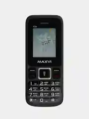 Синий мобильный телефон Maxvi C3n, аккумулятор 800 мАч